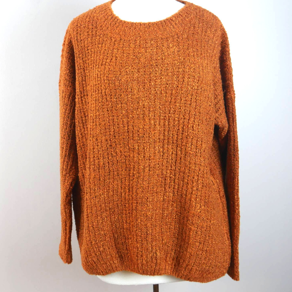 FIGWOOD NWT 'Mavis May' Rust Chunky Knit Sweater One Size